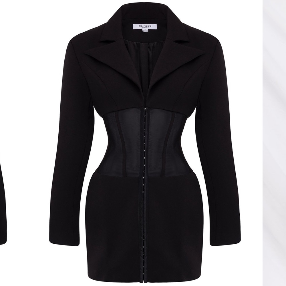 Black blazer dress